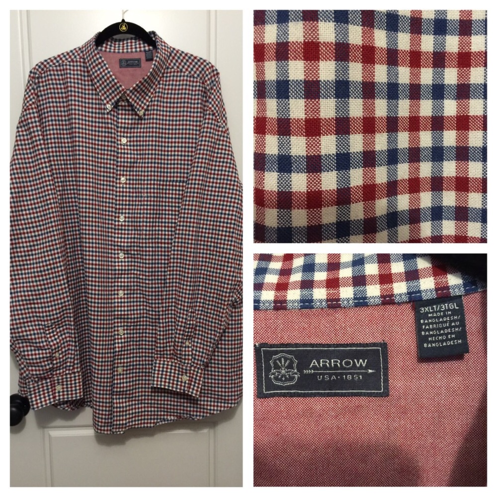 Arrow 3xl Red White Blue NWOT